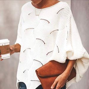 Brand New Women's Pullover Batwing Sleeve Loose